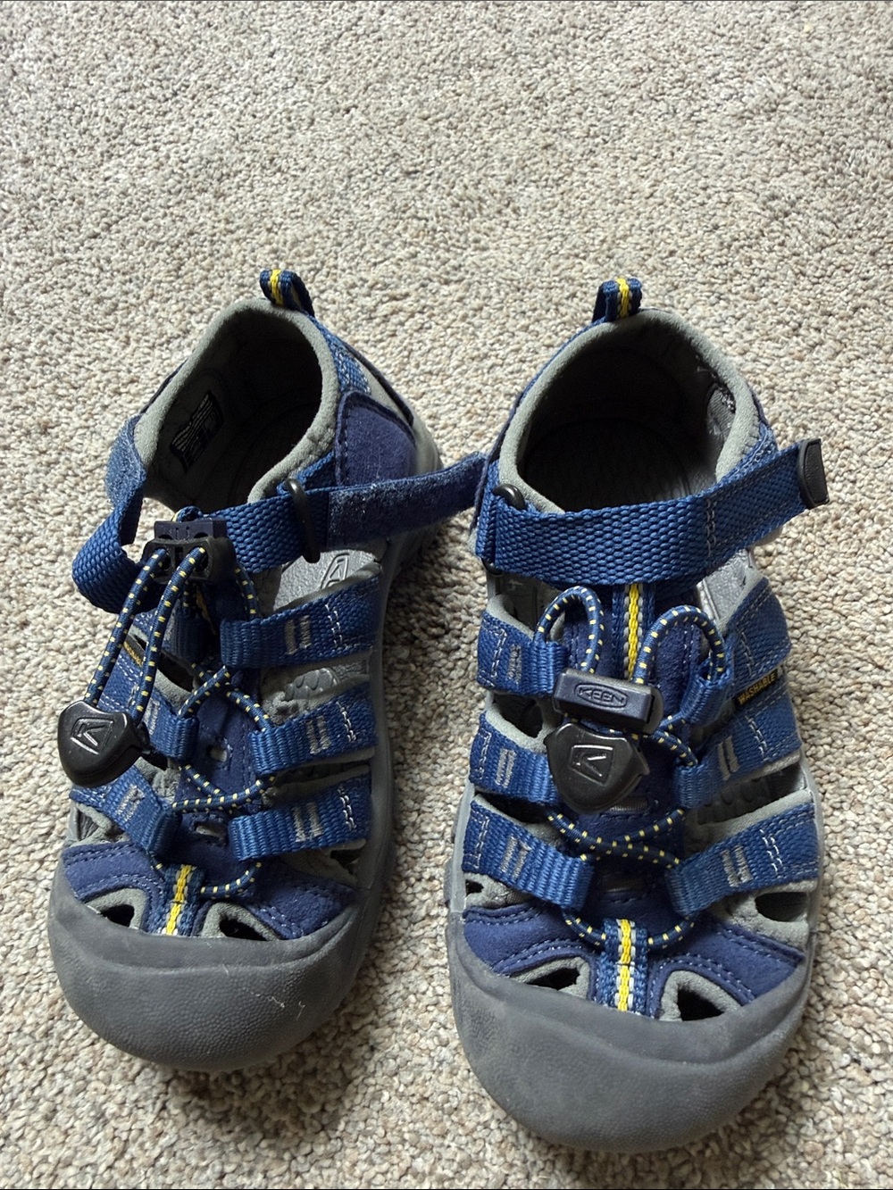 KEEN Kids Navy Blue and Gray Closed-Toe Sandals